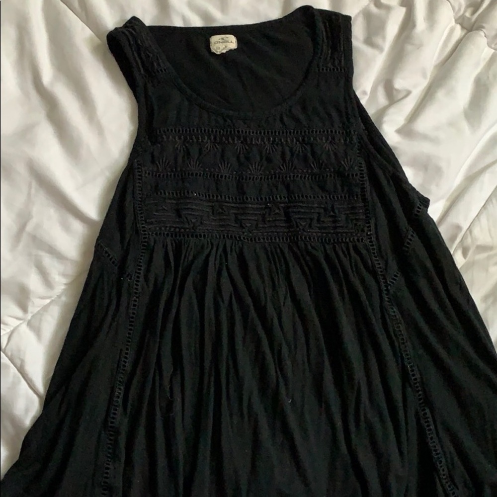 O’Neill Black Embroidered Top